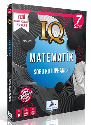 Paraf 7. Sınıf IQ Matematik Soru Kütüphanesi