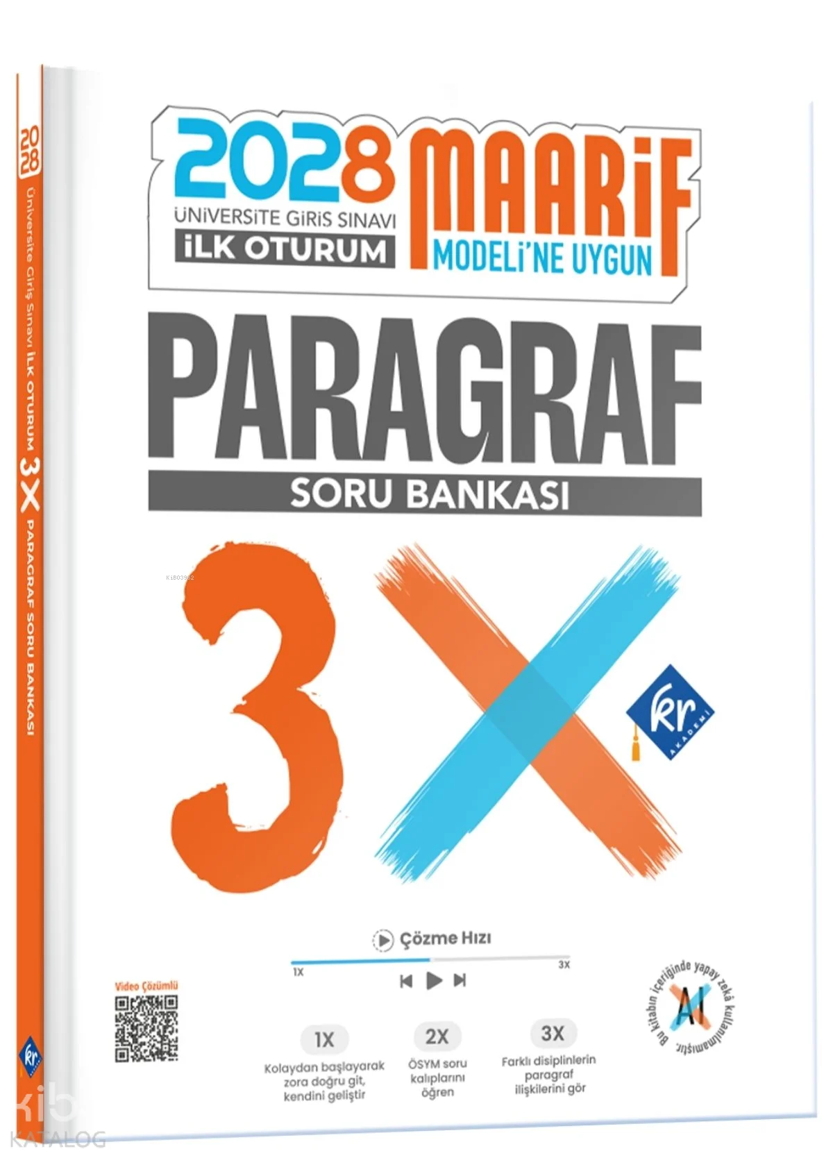 KR Akademi 2028 Maarif Modeli Üniversite Giriş Sınavı İlk Oturum 3X Paragraf Soru Bankası