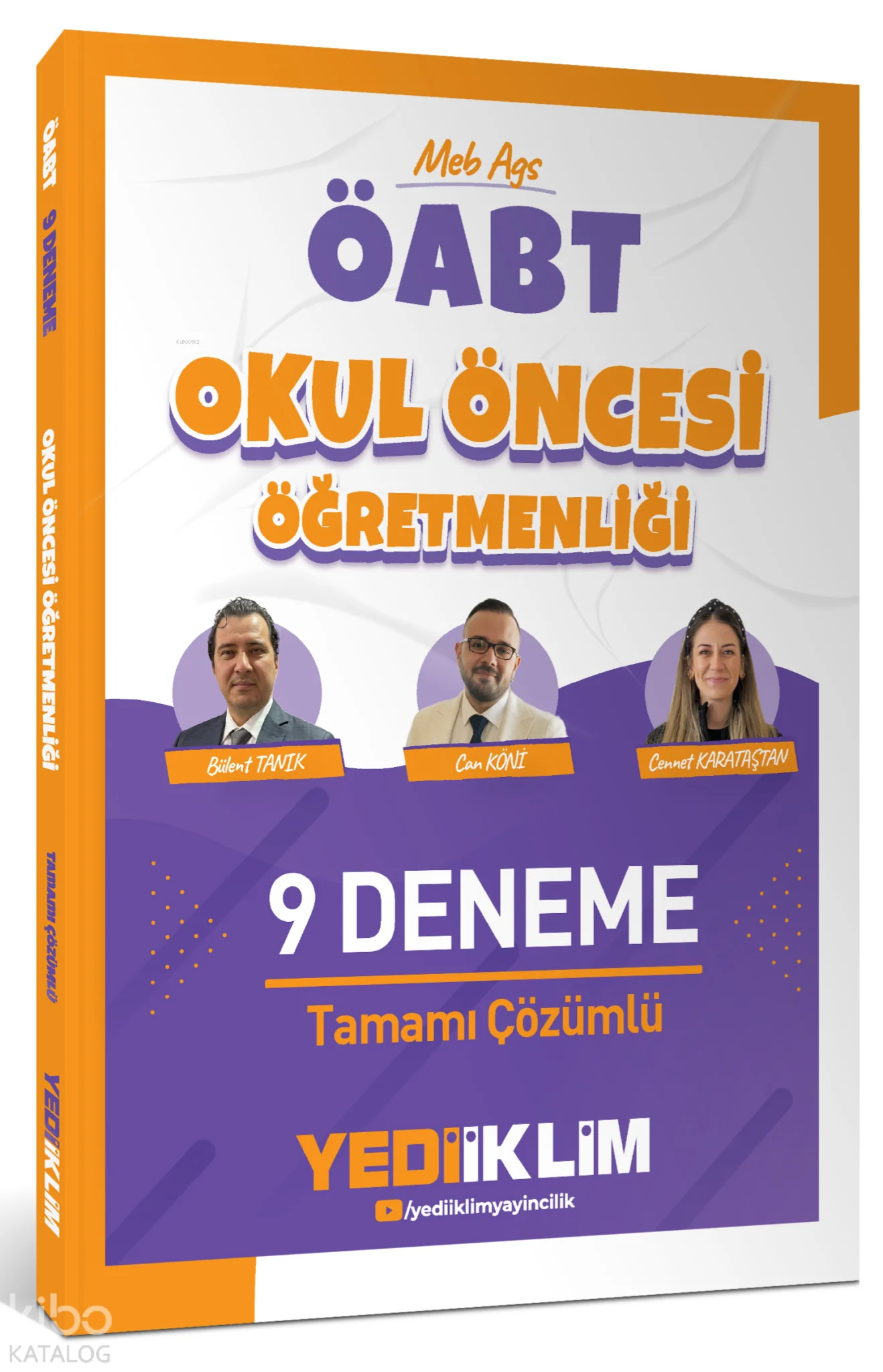 Yediklim Yayınları 2027 MEB AGS ÖABT Okul Öncesi Öğretmenliği Tamamı Çözümlü 9 Deneme