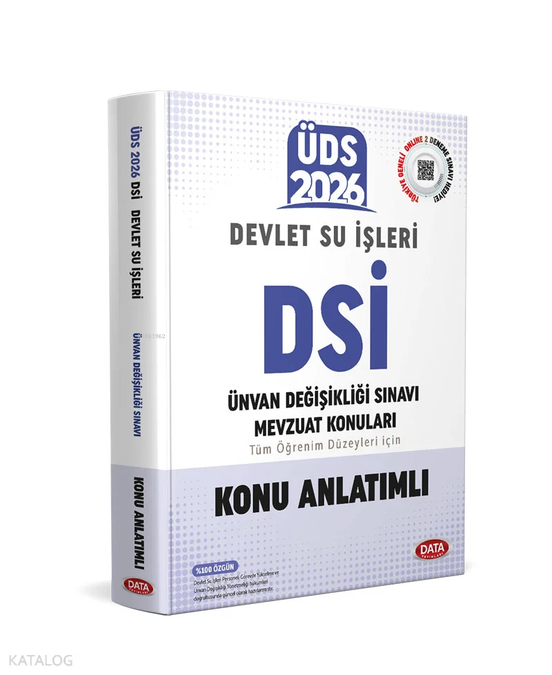 Data Yayınları ÜDS Devlet Su İşleri (DSİ) Konu Anlatımlı