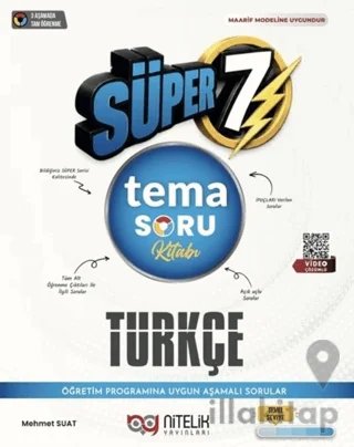 7. Sınıf Tema Türkçe Süper Soru Kitabı
