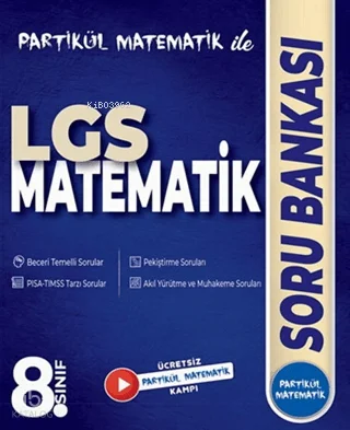Partikül Yayınları 8. Sınıf Partikül Matematik Soru Bankası