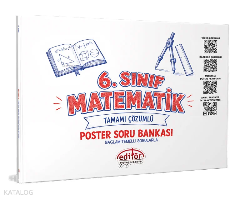 Editör Yayınları 6. Sınıf Matematik Poster Soru Bankası