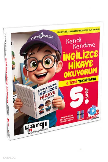Yargı Ders Arkadaşım 5. Sınıf Kendi Kendime İngilizce Hikaye Okuyorum 8 Tema Tek Kitapta