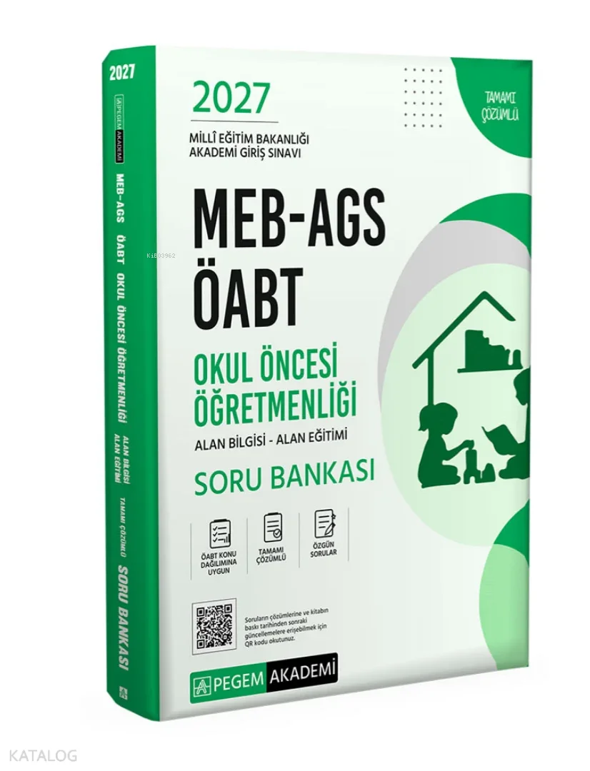 Pegem Akademi 2027 MEB-AGS ÖABT Okul Öncesi Öğretmenliği Soru Bankası