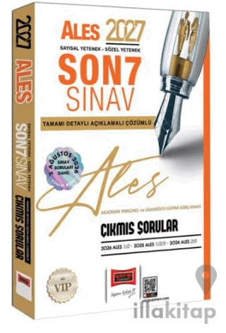 2027 ALES Sayısal-Sözel Yetenek Son 7 Sınav Tamamı Çözümlü Çıkmış Sorular