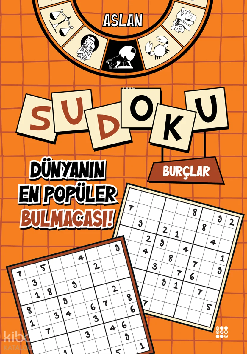 Burçlar Temalı Sudoku - Aslan (Kalem Hediyeli)