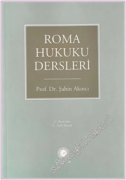 Roma Hukuku Dersleri -
