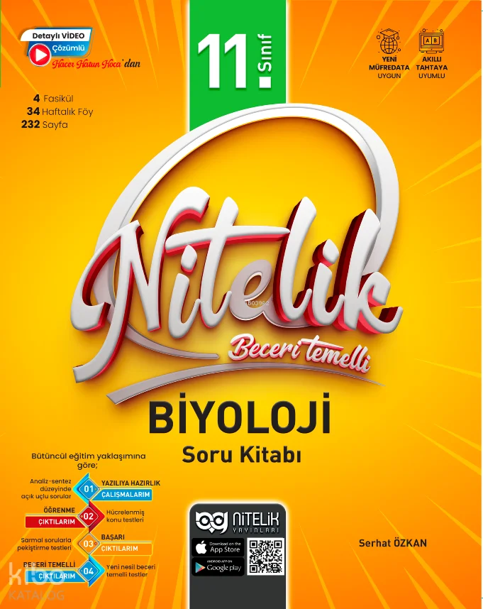 Nitelik 11. Sınıf Biyoloji Beceri Temelli Soru Kitabı