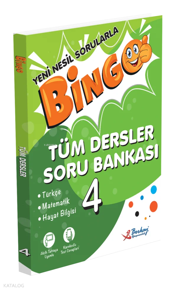 Berkay Yayıncılık 4. Sınıf Bingo Tüm Dersler Soru Bankası
