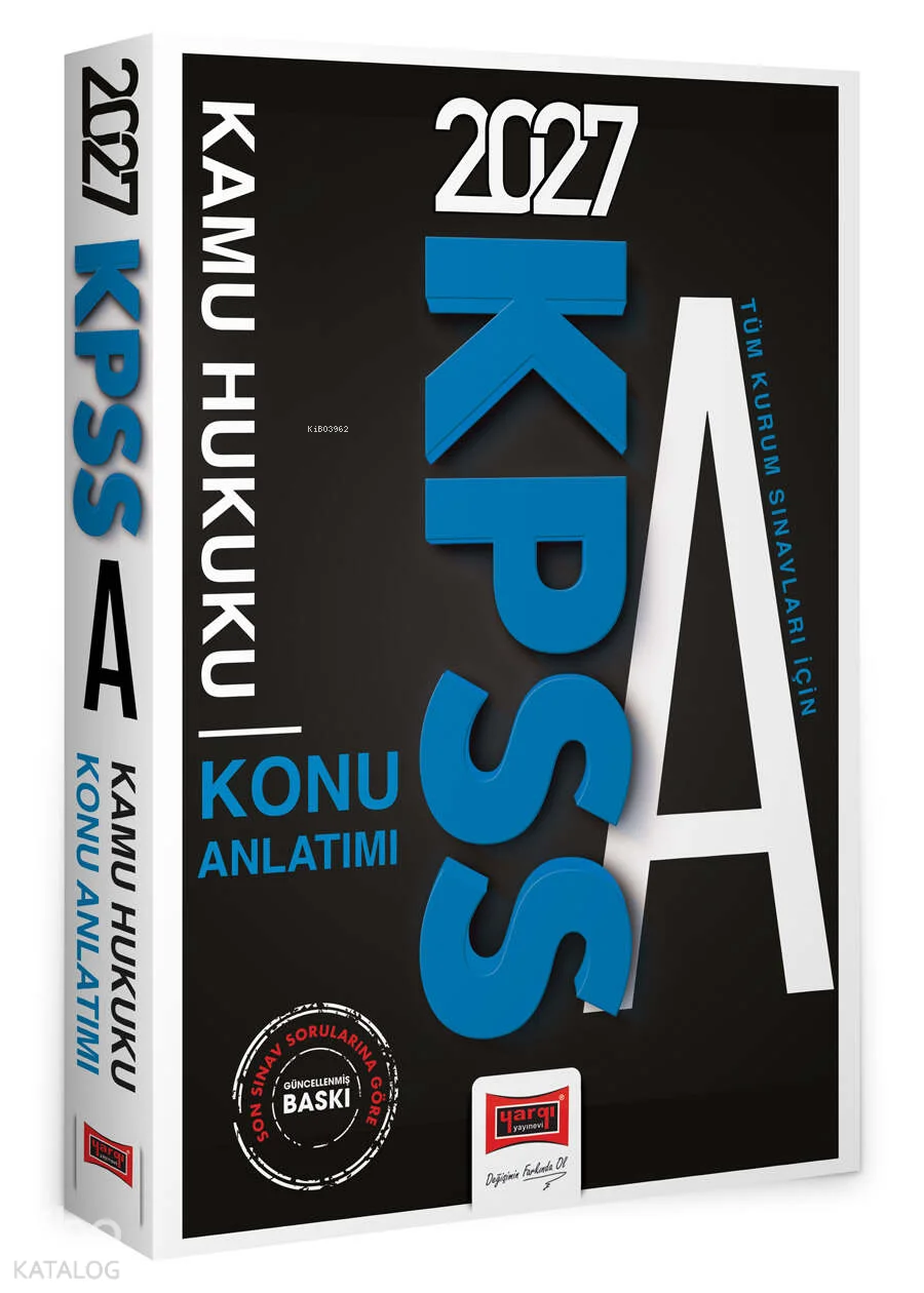 Yargı Yayınları 2027 KPSS A Grubu Tüm Kurum Sınavları İçin Kamu Hukuku Konu Anlatımı