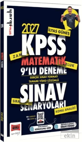 2027 KPSS Matematik Sınav Senaryoları Tamamı Video Çözümlü 9 Deneme