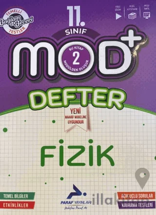 11. Sınıf Mod Fizik Defter