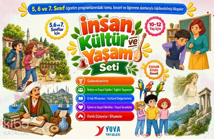 Yuva Yayınları 5-6-7. Sınıf İnsan, Kültür ve Yaşam Seti
