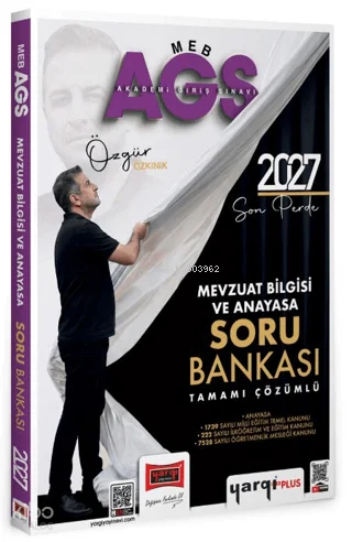 Yargı Yayınevi 2027 MEB AGS Mevzuat Bilgisi ve Anayasa Tamamı Çözümlü Soru Bankası