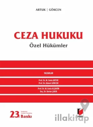 Ceza Hukuku Özel Hükümler
