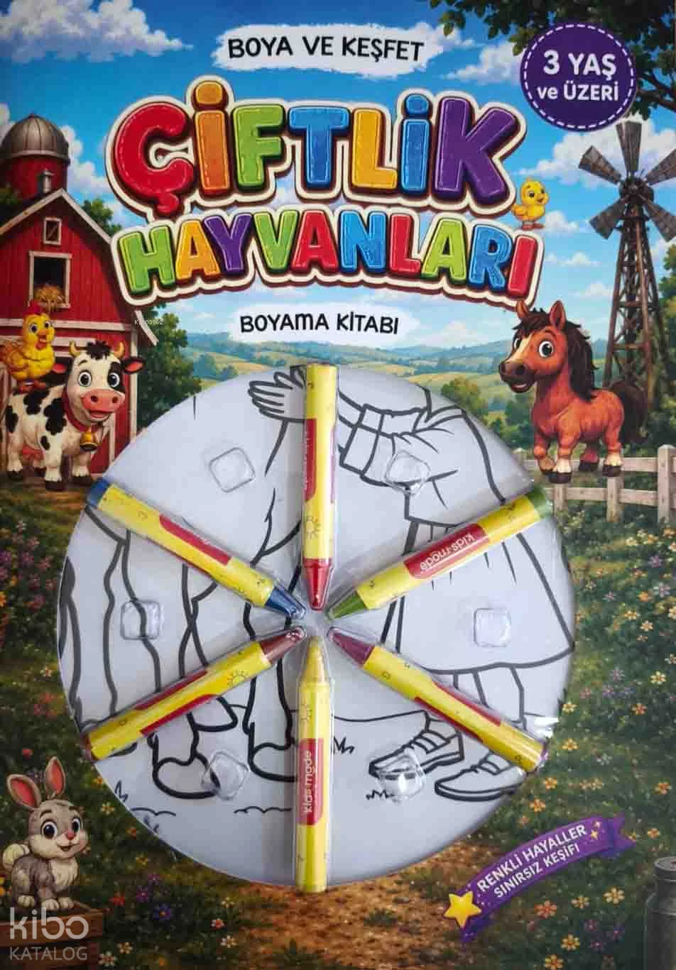 Boya ve Keşfet - Çiftlik Hayvanları
