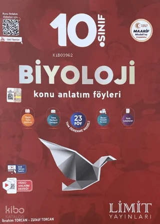 Limit Yayınları 10. Sınıf Biyoloji Konu Anlatım Föyleri