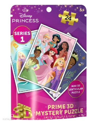 Disney Princess Series 1 Prime 3D Mystery Puzzle - 24 Parça