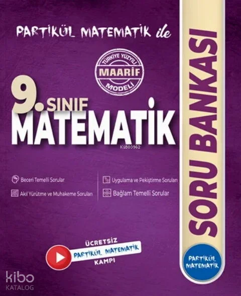 Partikül Yayınları 9. Sınıf Partikül Matematik Soru Bankası