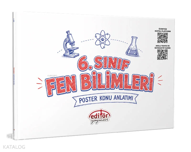 Editör Yayınları 6. Sınıf Fen Bilimleri Poster Konu Anlatımlı