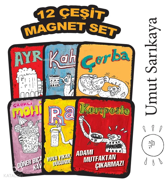 Umut Sarıkaya 12'li Magnet Set