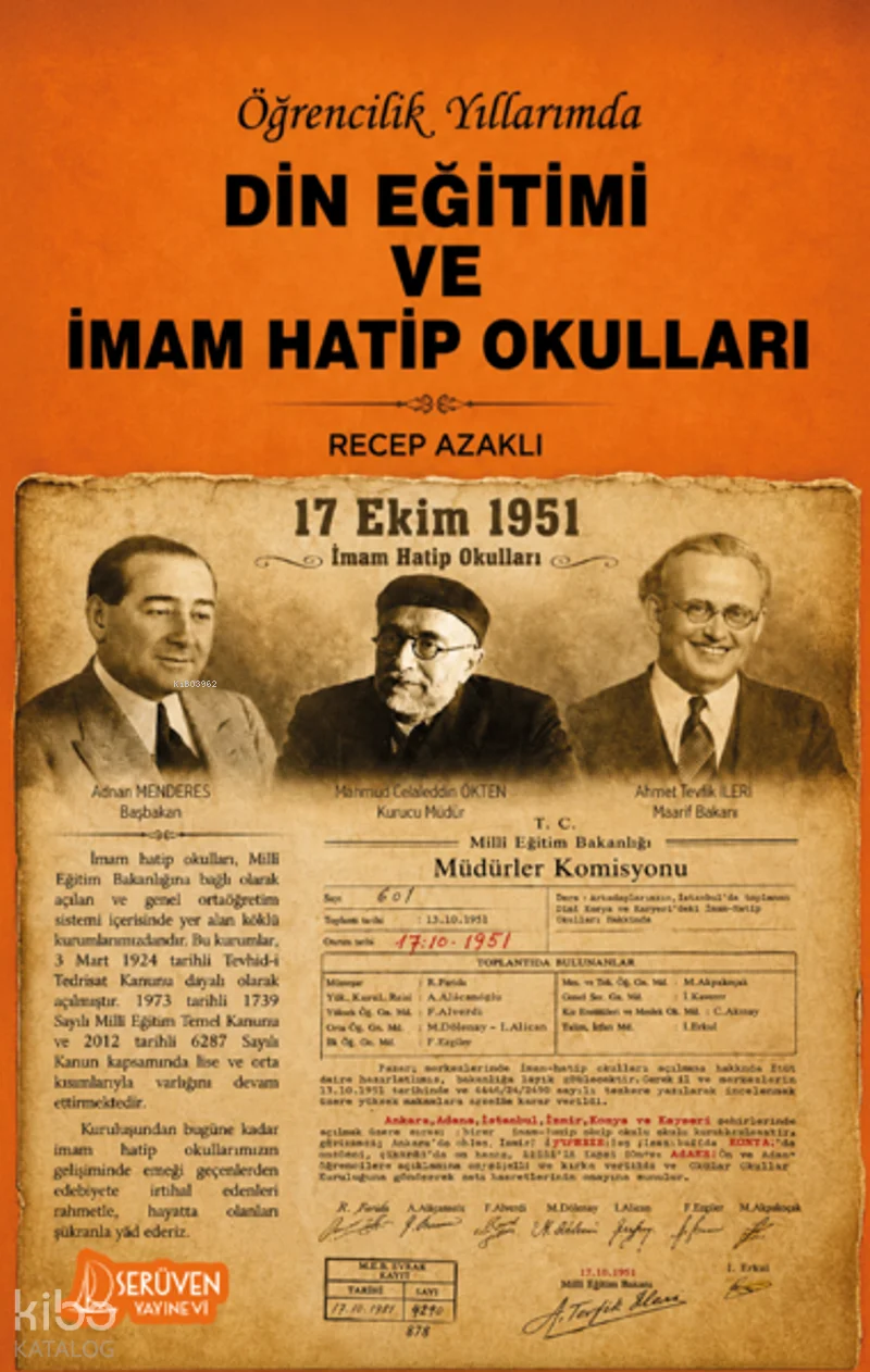 Öğrencilik Yıllarımda Din Eğitimi ve İmam Hatip Okulları