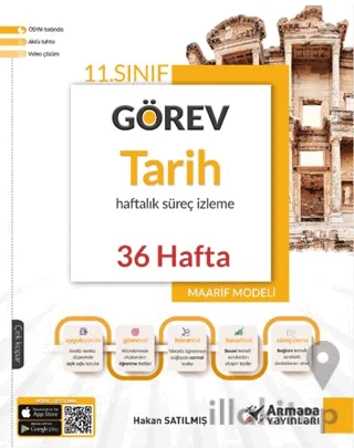 11. Sınıf Tarih Görev Haftalık Süreç İzleme Kitabı (36 hafta)