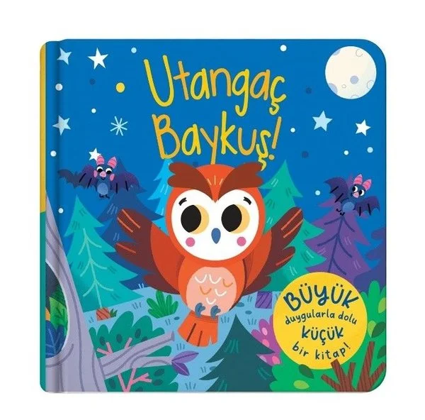 Utangaç Baykuş - Parmak Kuklalı Kitap (Ciltli)