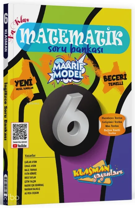 Klasman 6. Sınıf Matematik En Klas Maarif Model Soru Bankası Çözümlü