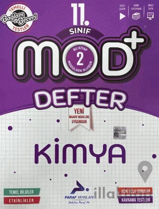11. Sınıf Mod Kimya Defter
