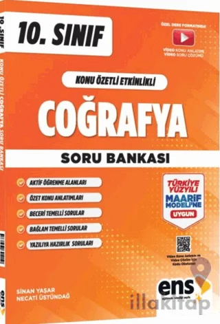 10. Sınıf Coğrafya Konu Özetli Etkinlikli Soru Bankası