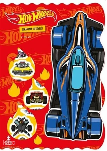 Hot Wheels Bol Bol Boya - Bol Bol Yapıştır Boyama Kitabı
