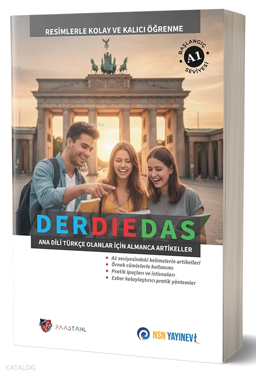 Derd Die Das  - Ana Dili Türkçe Olanlar İçin Almanca Artikeller;Resimlerle Kolay ve Kalıcı Öğrenme