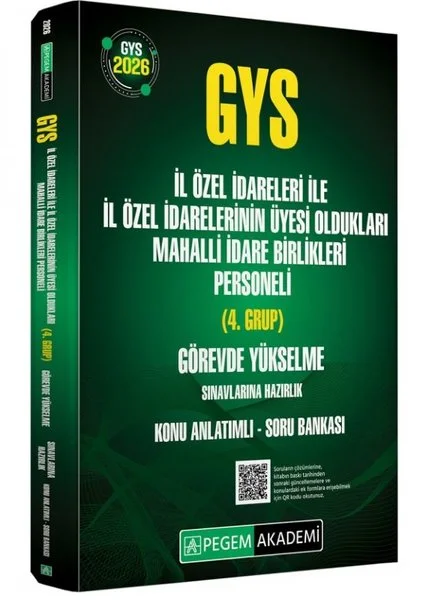 2026 GYS İl Özel İdareleri ile İl Özel İdarelerinin Üyesi Oldukları Mahalli İdare Birlikleri Persone