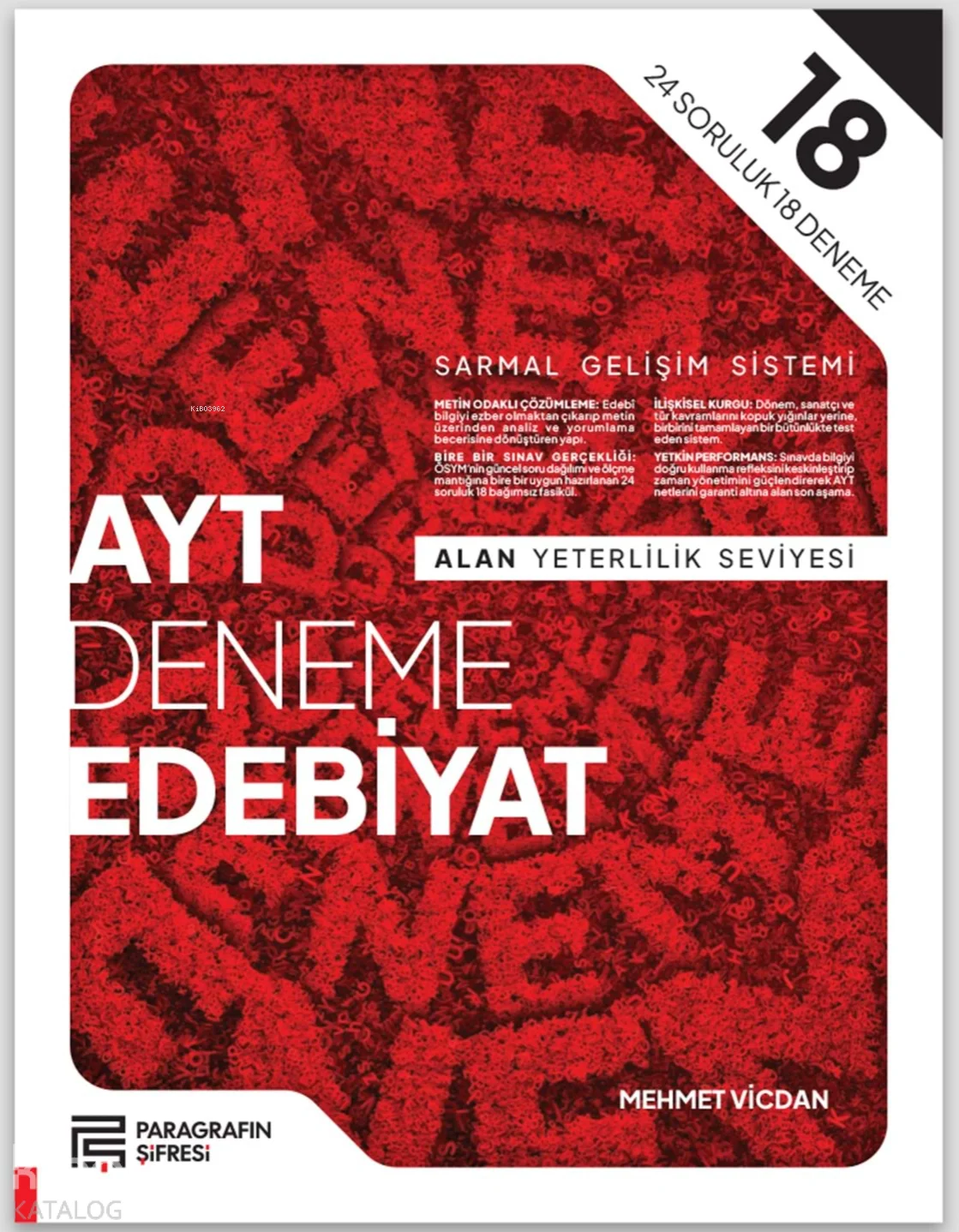 Paragrafın Şifresi AYT Edebiyat Deneme (24X18)