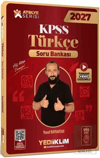 2027 KPSS Atölye Serisi Genel Yetenek Türkçe Tamamı Video Çözümlü Soru Bankası