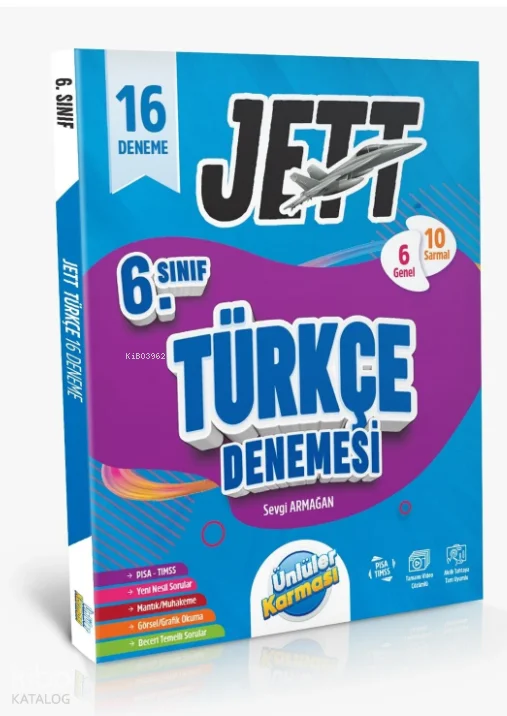 Ünlüler Karması 6. Sınıf Türkçe Jett 16'lı Branş Denemeleri