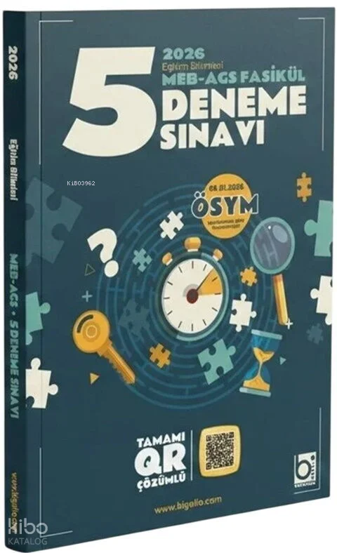 Bigelio 2026 MEB AGS Eğitim Bilimleri Fasikül 5 Deneme