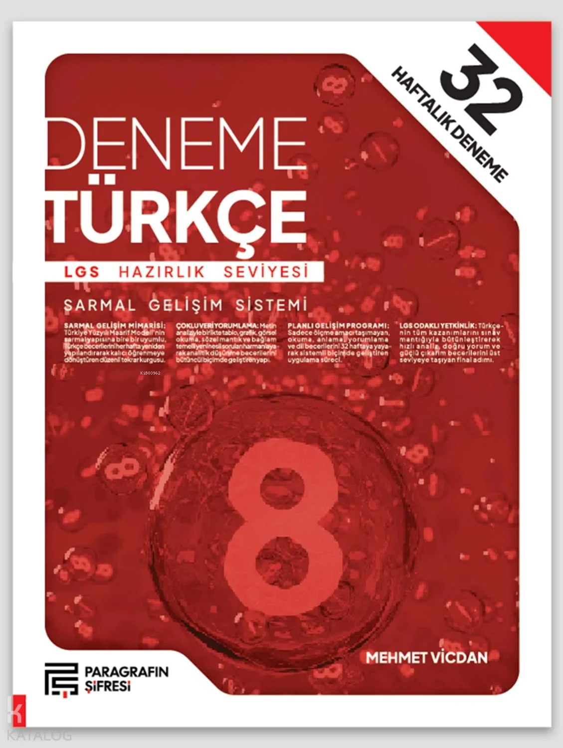 Paragrafın Şifresi 8. Sınıf 32 Hafta Türkçe Deneme
