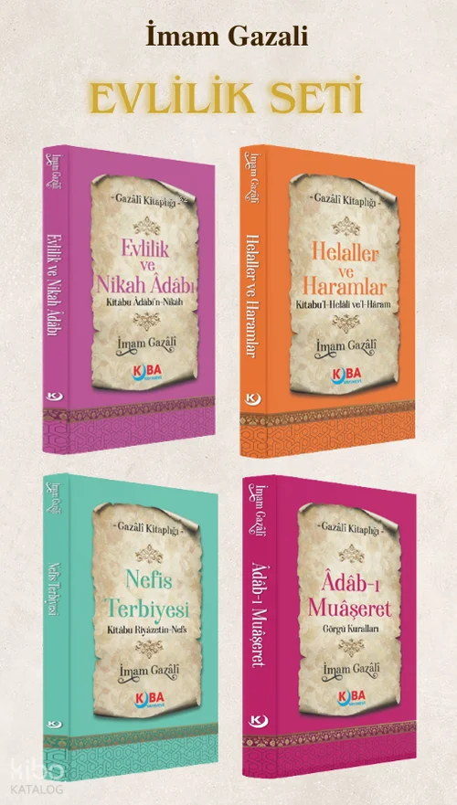 İmam Gazali - Evlilik Seti (4 Kitap)