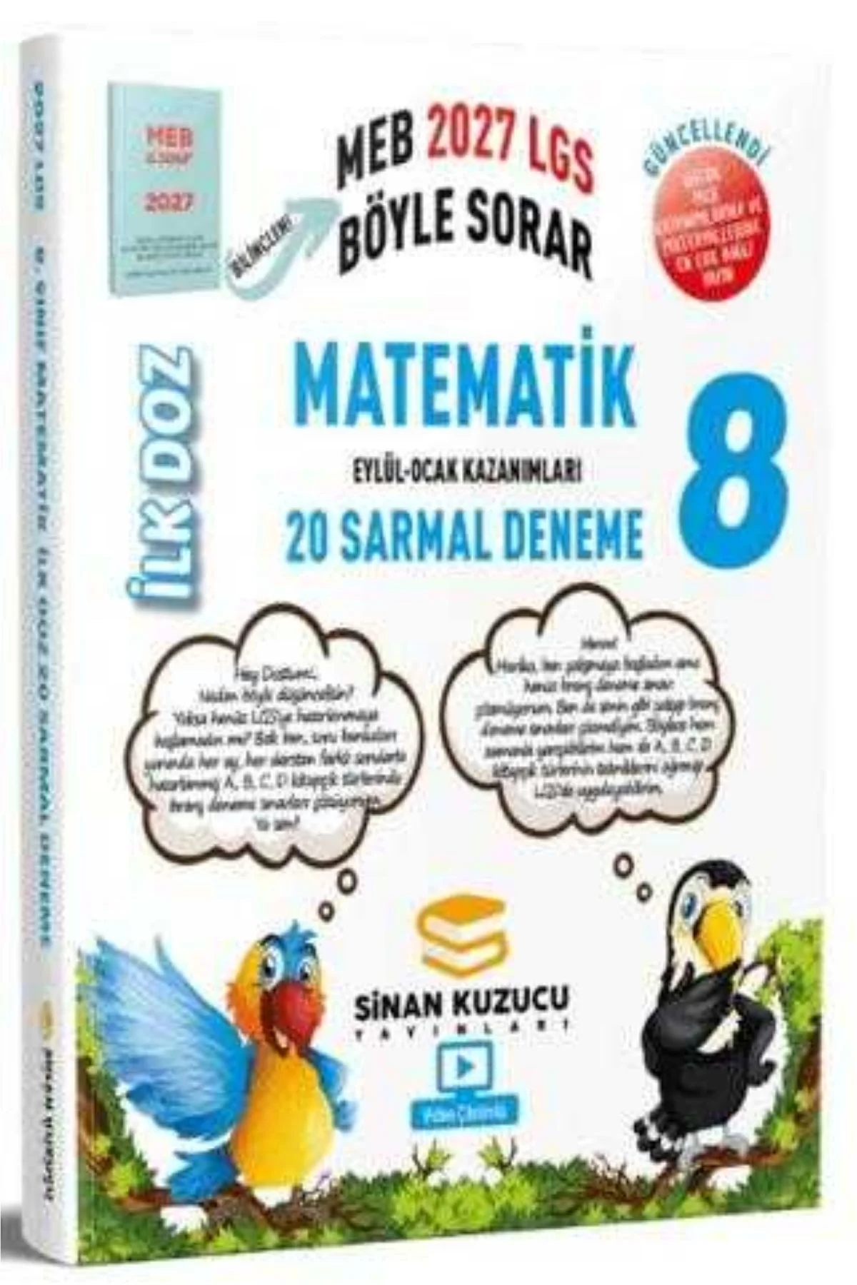 SİNAN KUZUCU 2027 8.SINIF MATEMATİK İLK DOZ SARMAL BRANŞ DENEMELERİ