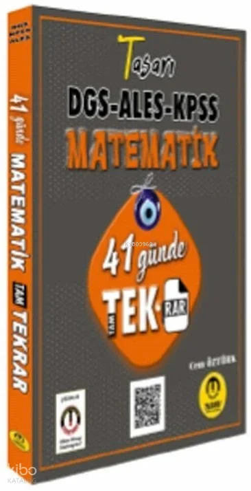 Tasarı DGS ALES KPSS Matematik 41 Günde Tekrar