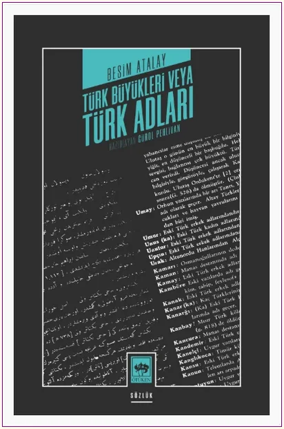 Türk Büyükleri veya Türk Adları -