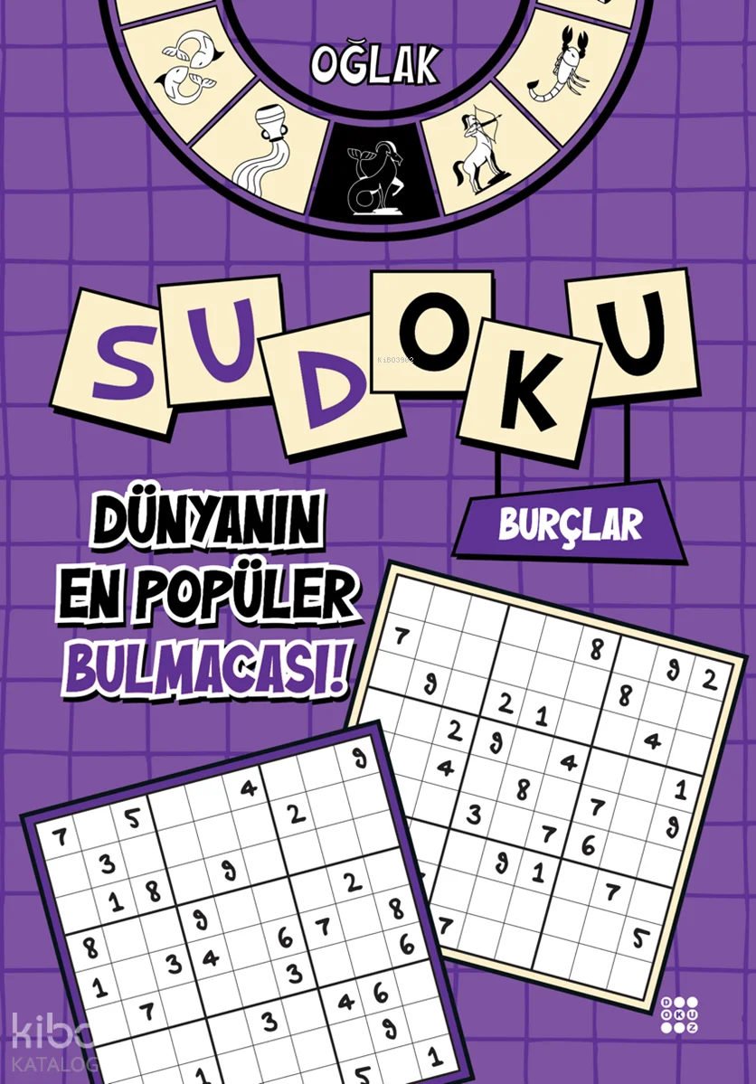 Burçlar Temalı Sudoku - Oğlak (Kalem Hediyeli)