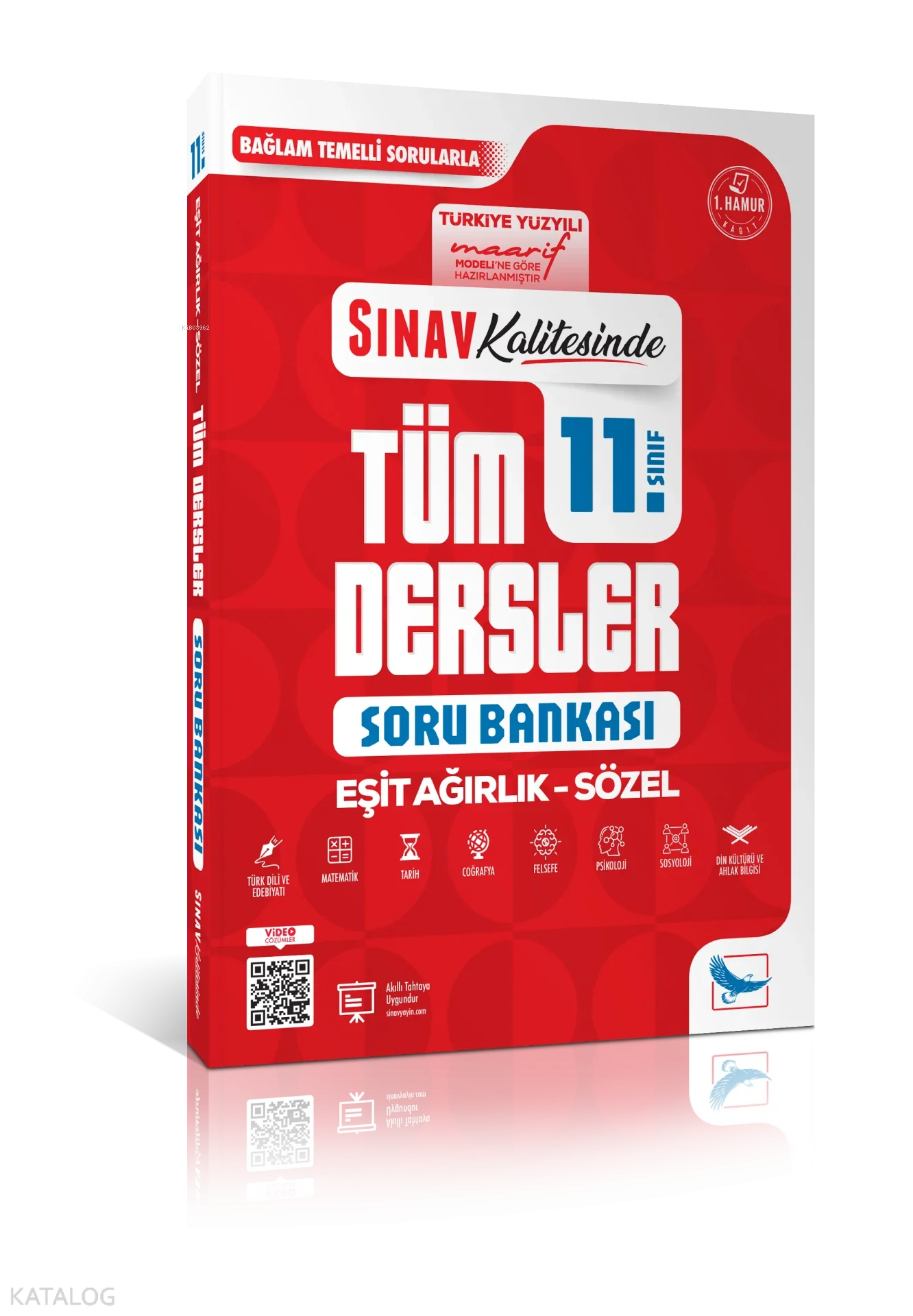 Sınav Yayınları Sınav Kalitesinde 11. Sınıf Eşit Ağırlık Sözel Tüm Dersler Soru Bankası