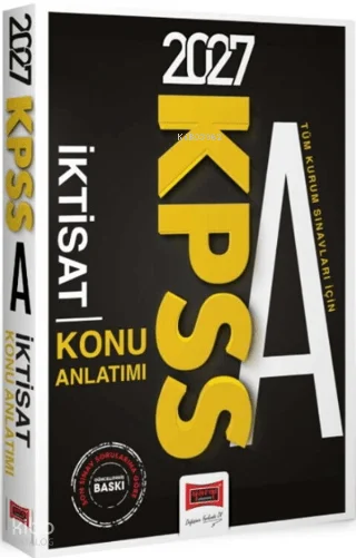 Yargı Yayınevi 2027 KPSS A Grubu Tüm Kurum Sınavları için İktisat Konu Anlatımı