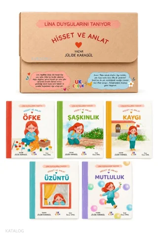 Lina Duygularını Tanıyor (5 Kitap - Kutulu)