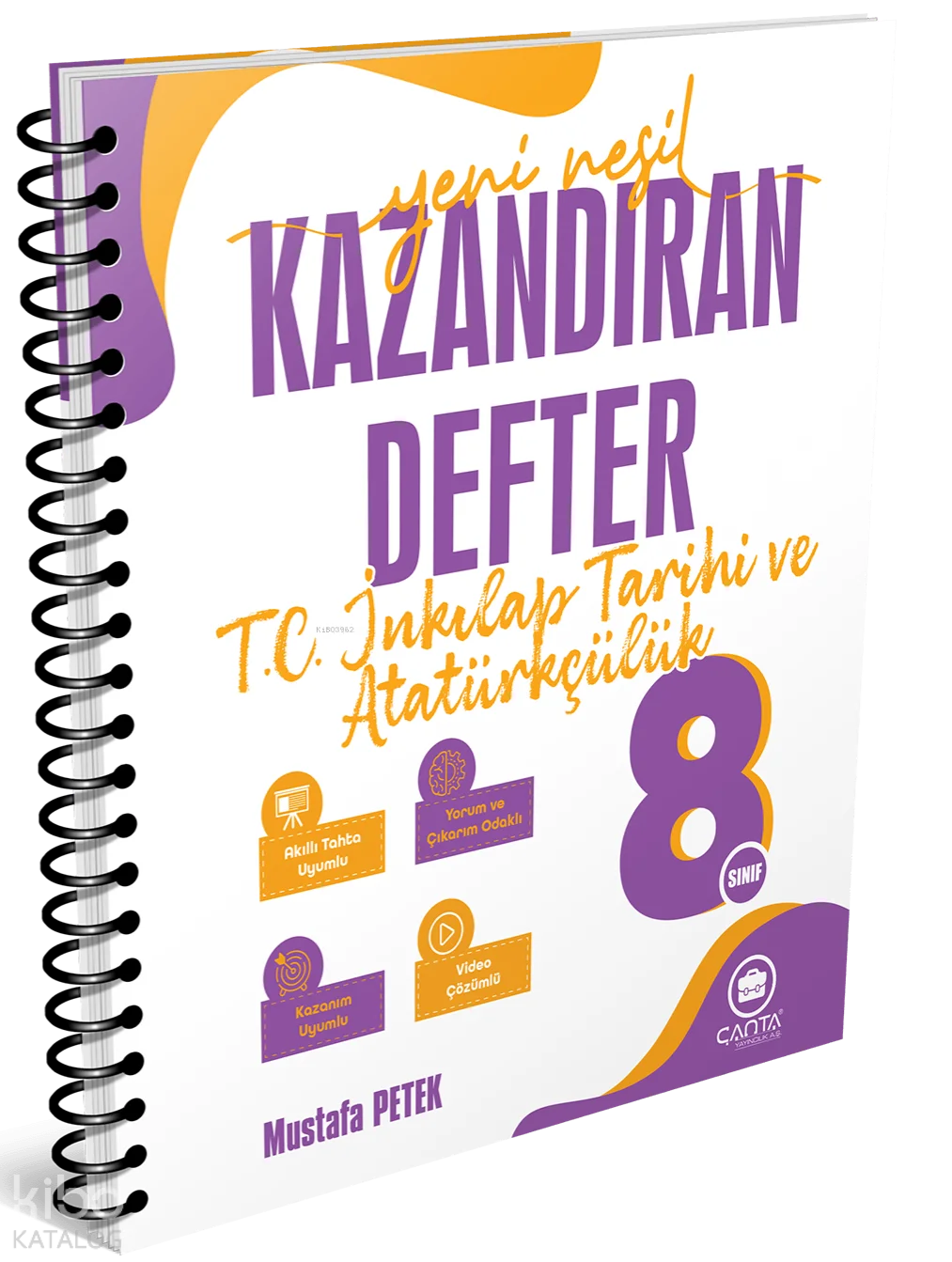 Çanta 8. Sınıf T.C. İnkılap Tarihi ve Atatürkçülük Kazandıran Defter