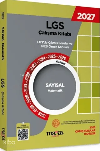 Marka Yayıncılık 2027 MEB LGS Sayısal Matematik Çalışma Kitabı Çıkmış Sorular ve Örnek Sorular